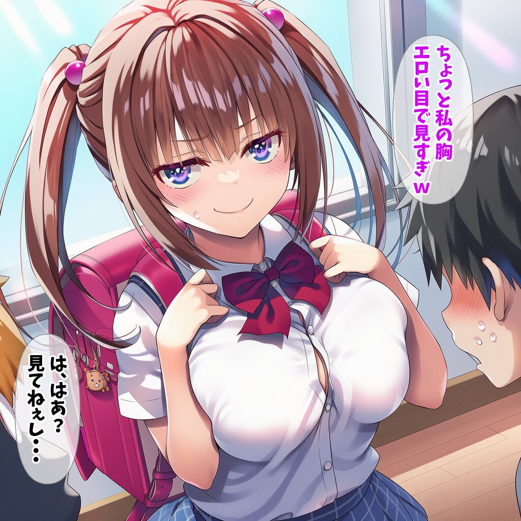 イラスト投稿 - ロリ巨乳オナニーシーン