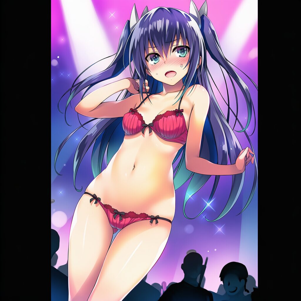 イラスト投稿 - ランジェリーショー