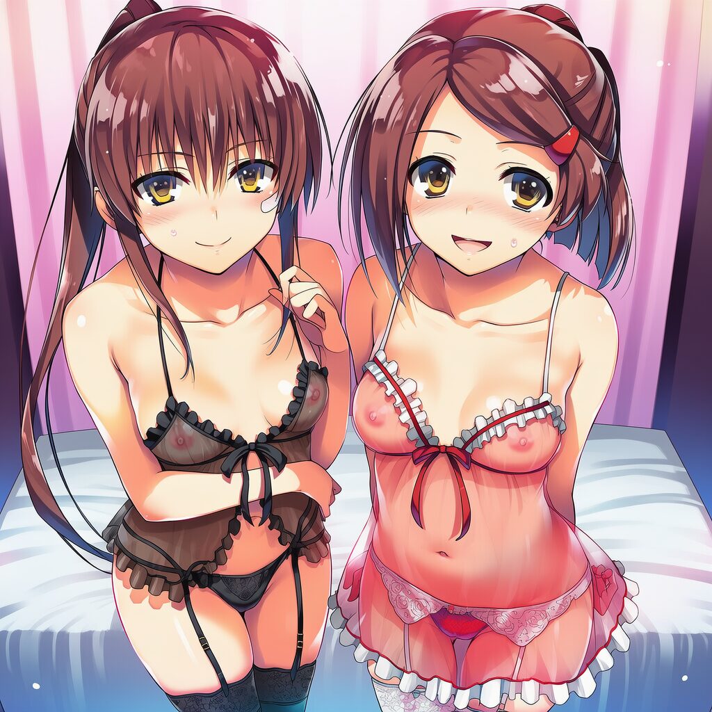 イラスト投稿 - 住之江姉妹