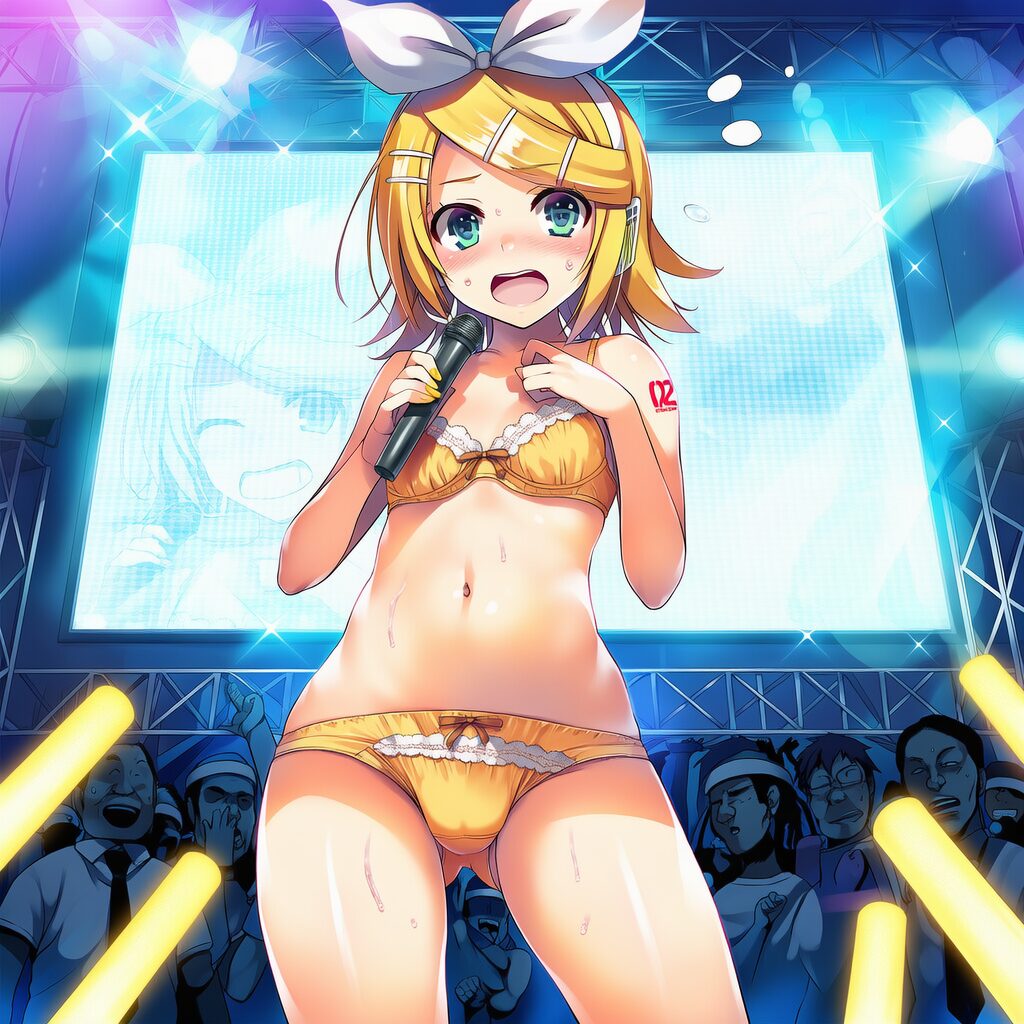 イラスト投稿 - 鏡音リンのストリップLIVE！