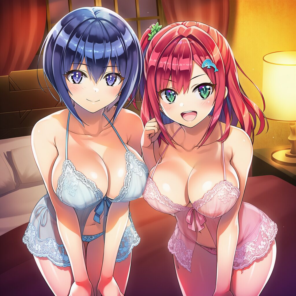 イラスト投稿 - いるみちといちゃらぶ3P