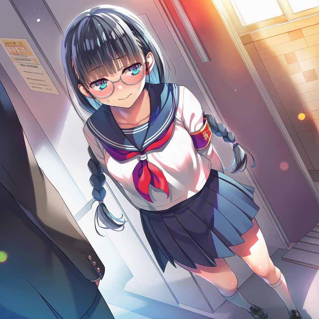 イラスト投稿 - 風紀委員長