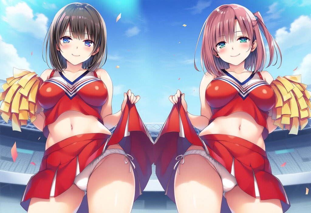 イラスト投稿 - チアガールイラスト