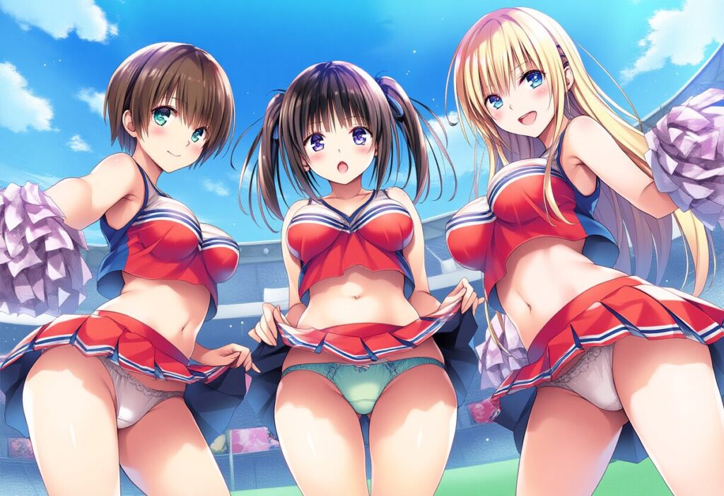 イラスト投稿 - チアガールイラスト