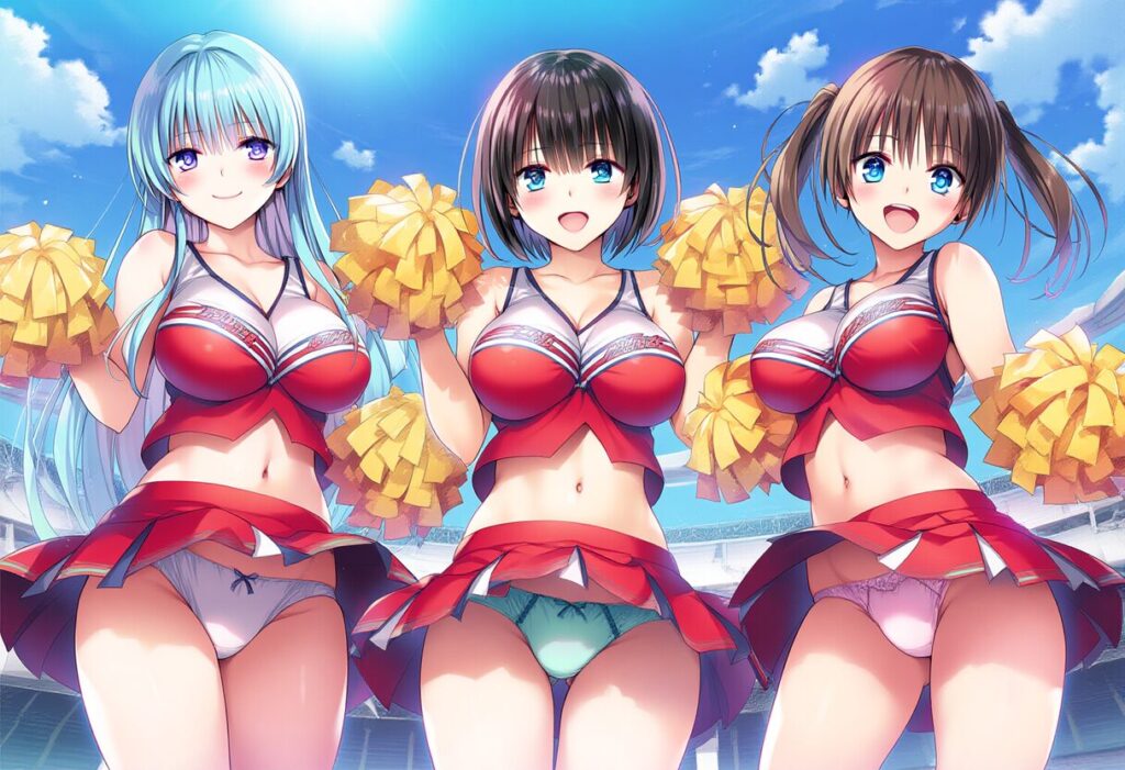 イラスト投稿 - チアガールイラスト