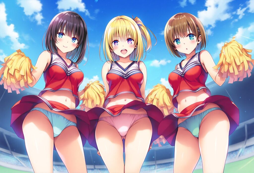 イラスト投稿 - チアガールイラスト