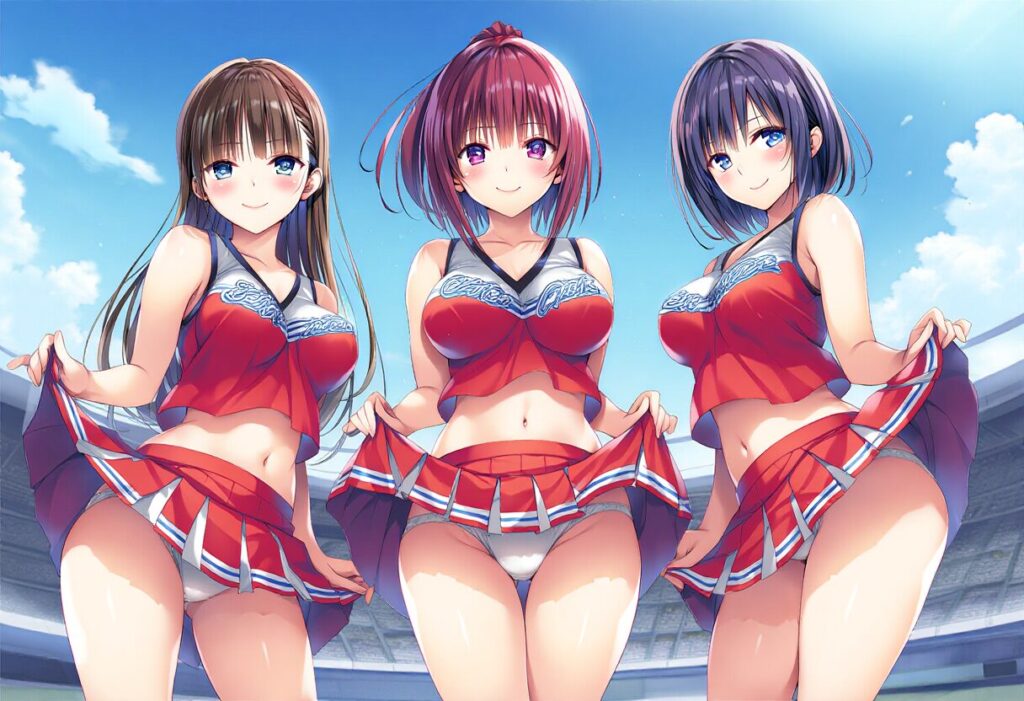 イラスト投稿 - チアガールイラスト