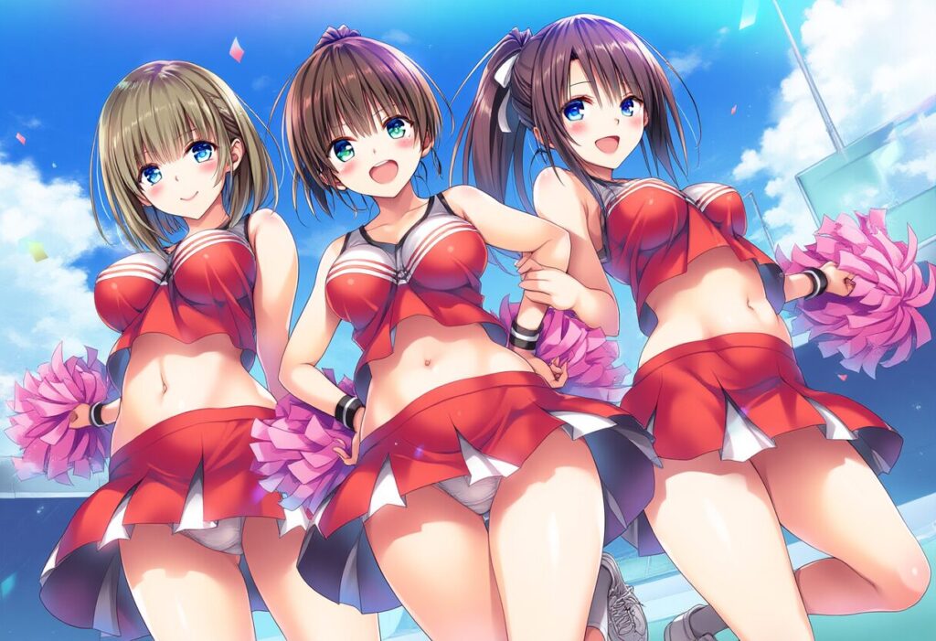 イラスト投稿 - チアガールイラスト