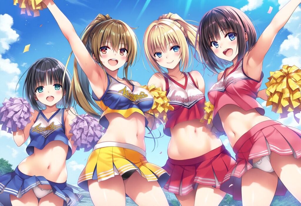 イラスト投稿 - チアガールイラスト