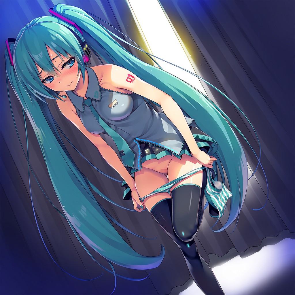 イラスト投稿 - 初音ミクのノーパンライブ