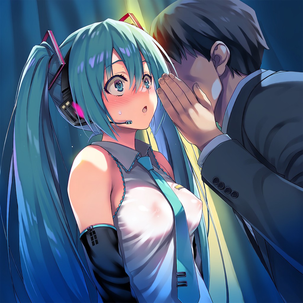 イラスト投稿 - 初音ミクのノーパンライブ